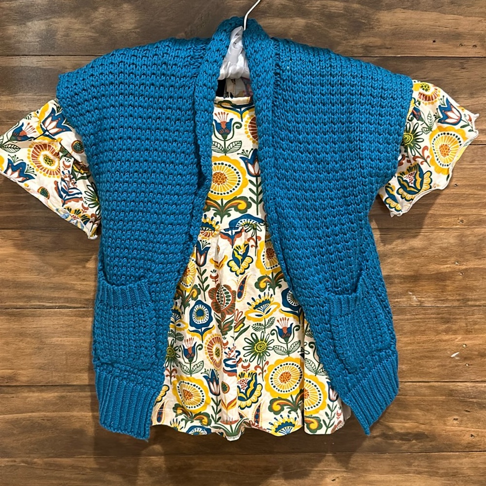 NWT Ruffle Butts Tunic Dress and Knit sweater